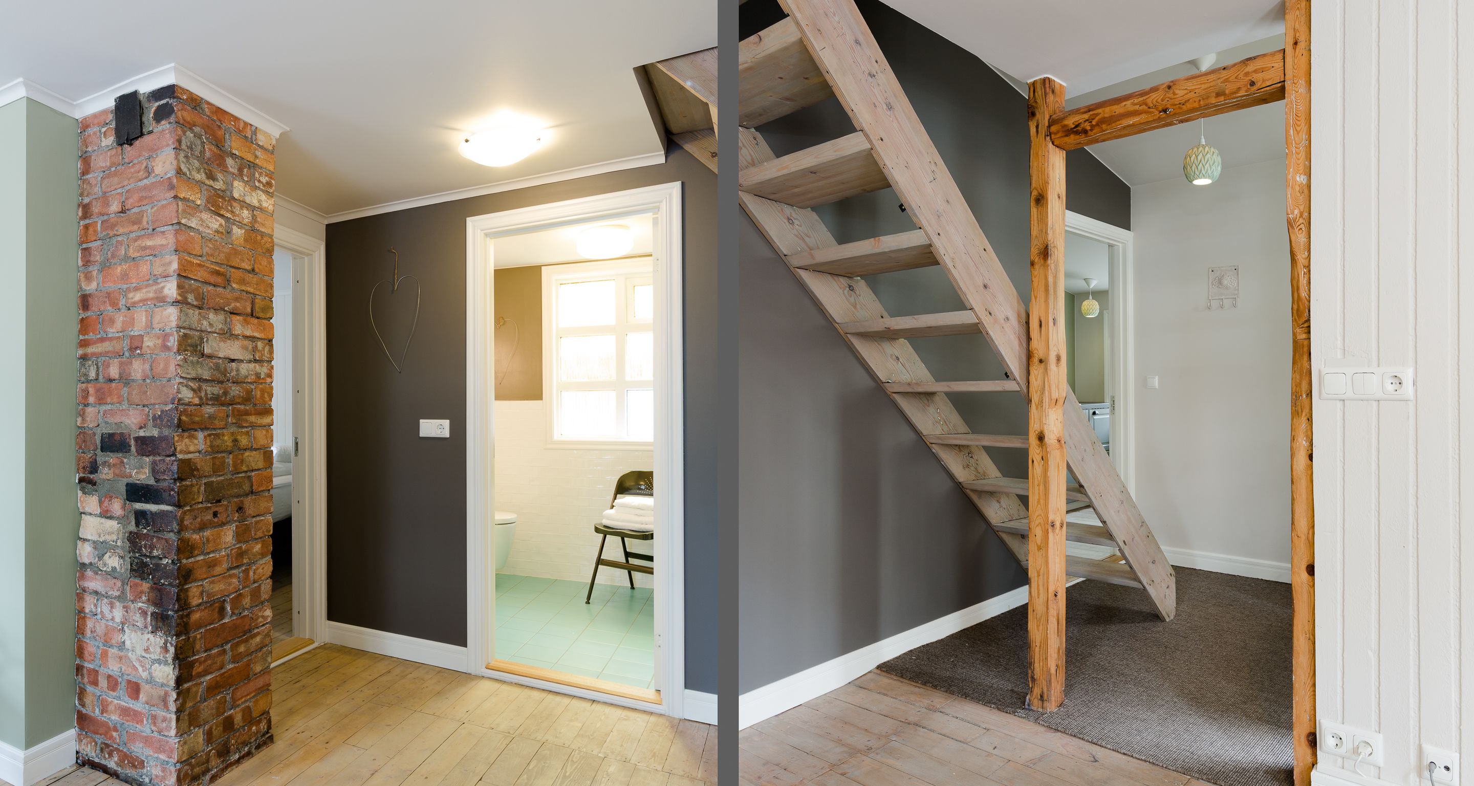 Casa, 3 habitaciones (Vatnsstígur 8) | Área de sala de estar | Televisión de pantalla plana 