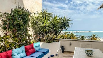 Blick von der Unterkunft