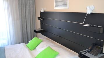 Ropa de cama hipoalergénica y minibar