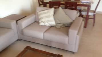 Suite, 2 Bedrooms | Living room | LCD TV