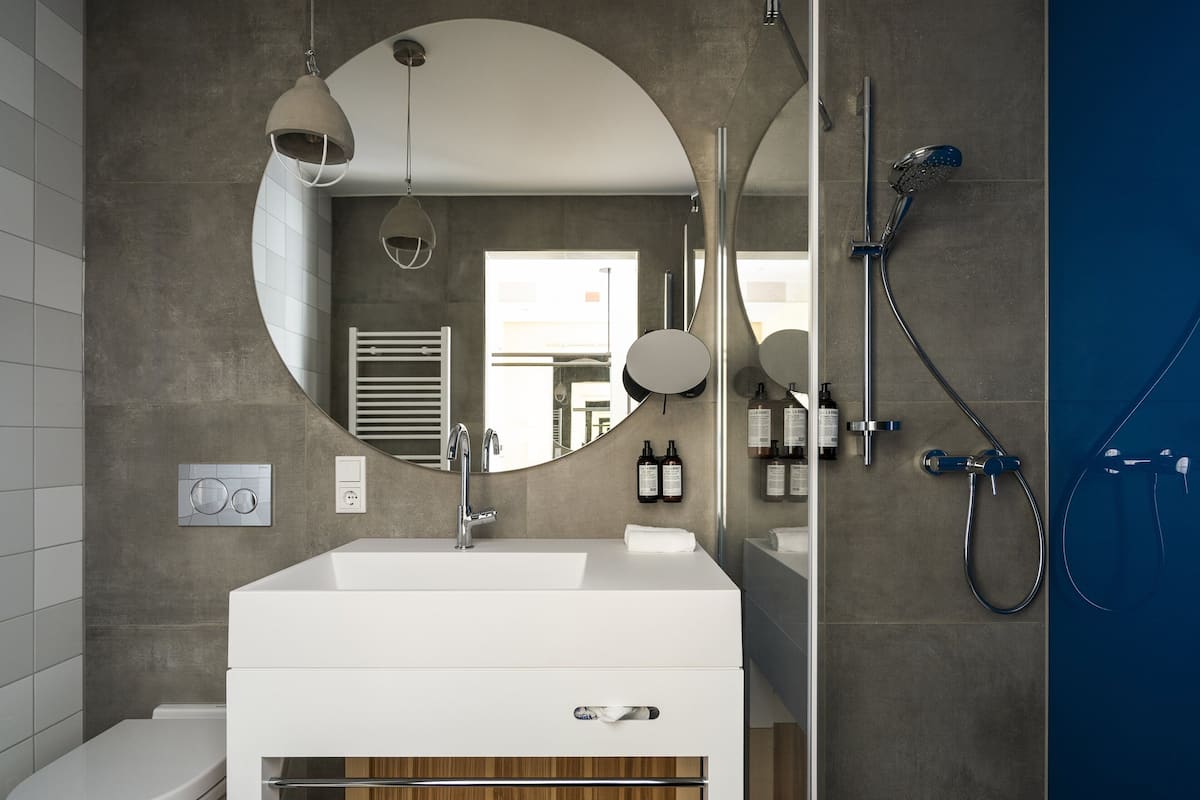 free toiletries, hair dryer, bathrobes, slippers