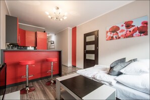 Living area - P&O Apartments Gocław (Warsaw)