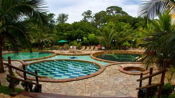 3 piscinas externas, piscina aquecida
