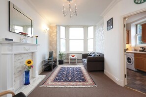 Een flatscreentelevisie