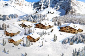 Aerial view - Les Portes du Soleil (Chatel)