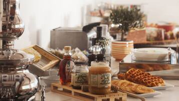 Petit déjeuner continental compris tous les jours