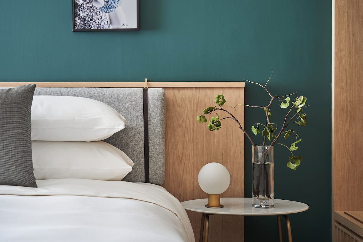 Ropa de cama de alta calidad, edredón y minibar