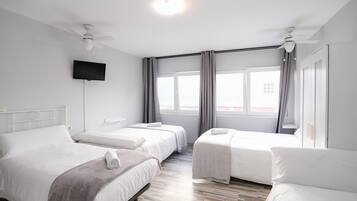 Quadruple Room, Private Bathroom | Free WiFi, bed sheets