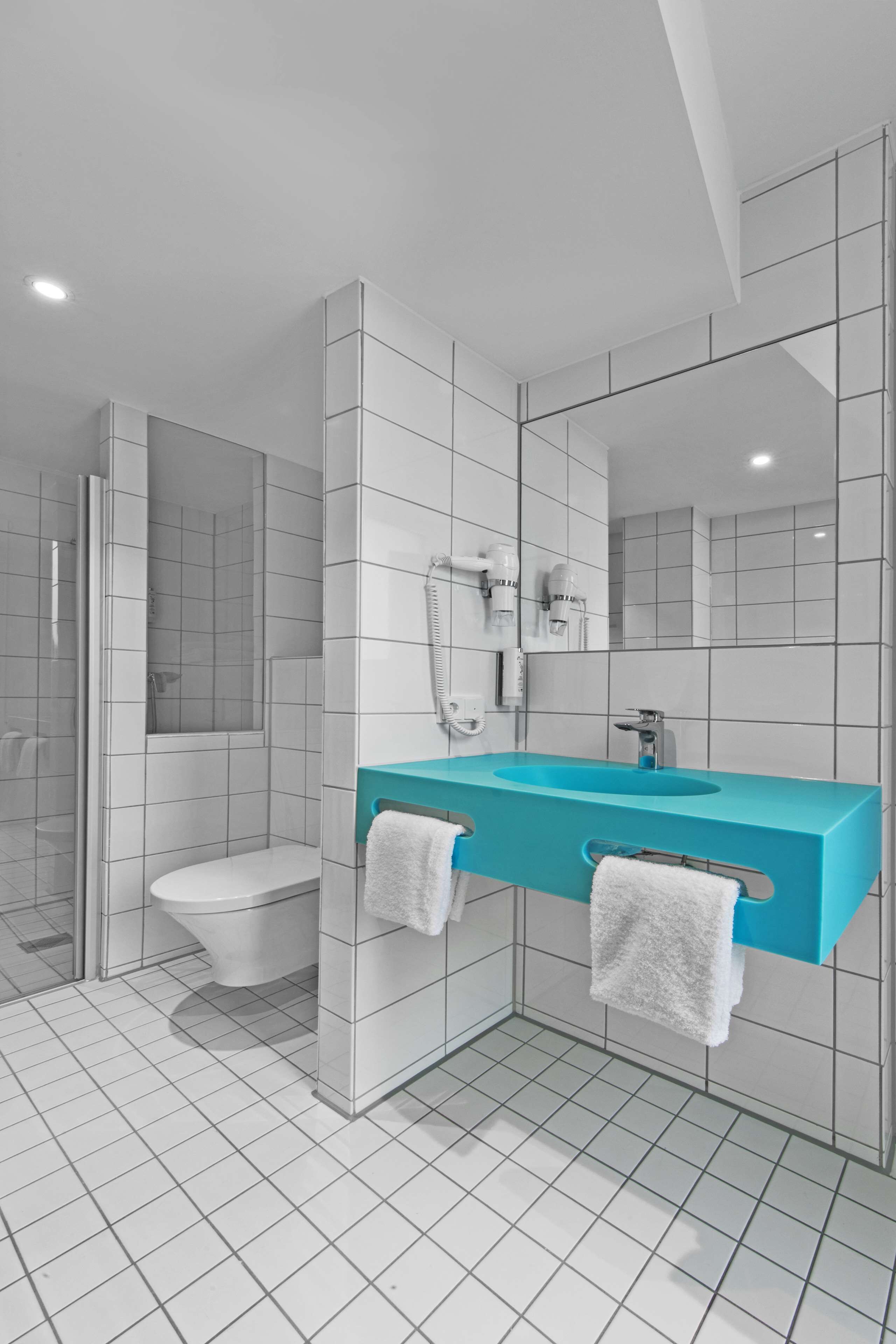 superior room (design) | bathroom | shower, rainfall showerhead, hair dryer, heated floors