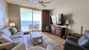 Smart TV, DVD player, foosball, table tennis