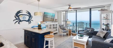 Smart TV, DVD player, books