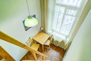 Basic Double Room, 1 Double Bed, City View | Hypo-allergenic bedding, desk, iron/ironing board, free WiFi - 12 Chairs (St. Petersburg)