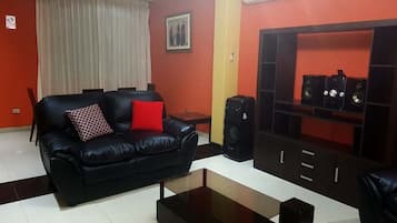 Apartment, 3 Bedrooms | Living area