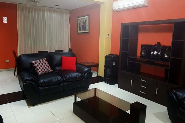 Apartment, 3 Bedrooms | Living area | Flat-screen TV