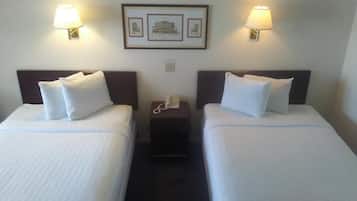 Desk, blackout drapes, iron/ironing board, free WiFi