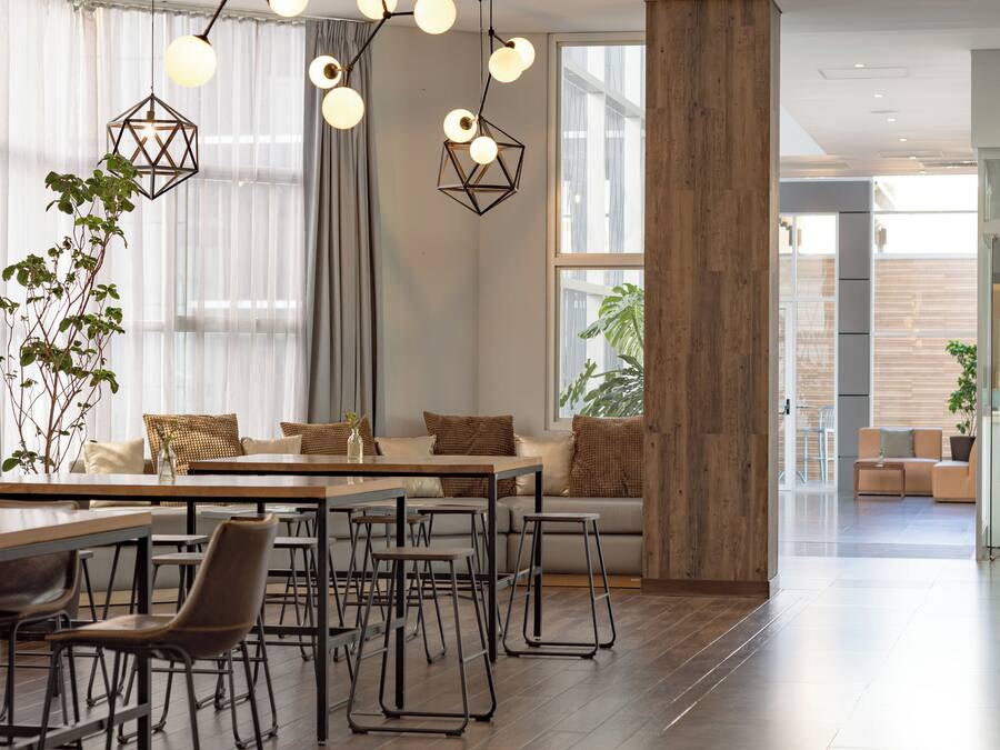 40-inch flat-screen TV with cable channels, TV