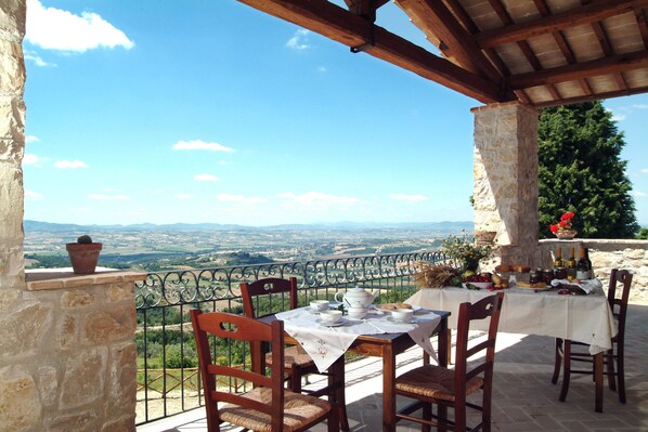 Terrace/patio - Agriturismo San Giovanni al Monte (Collazzone)