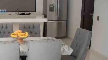 Family Condo, 2 Bedrooms | Private kitchen | Fridge, stovetop, coffee/tea maker, cookware/dishes/utensils