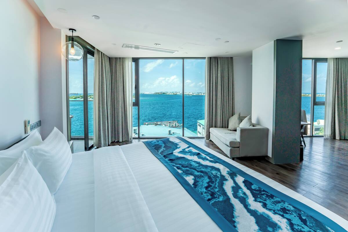 executive suite, 1 king bed, ocean view (with free airport transfer & 10% off on f&b) | view from room