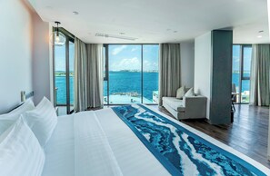 Suíte executiva, 1 cama King, vista para o oceano (with Free Airport Transfer) | Vista do quarto