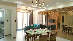 Apartment, 2 Bedrooms (Scenic Valley) | Living area - Scenic Valley Luxury 2BR SW Pool 07th (Ho Chi Minh City)