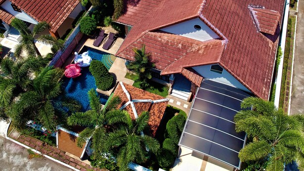 Aerial view - Green Residence Pool Villa (Pattaya)