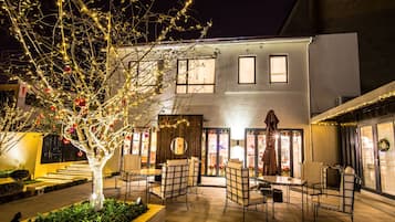 Front of property - evening/night