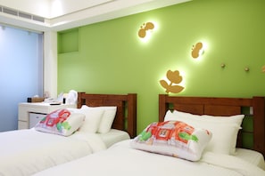 Chambre Standard avec lits jumeaux, 2 lits une place, non-fumeur, vue ville