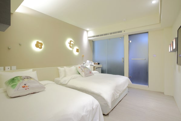 Chambre Triple Ville, balcon, vue ville