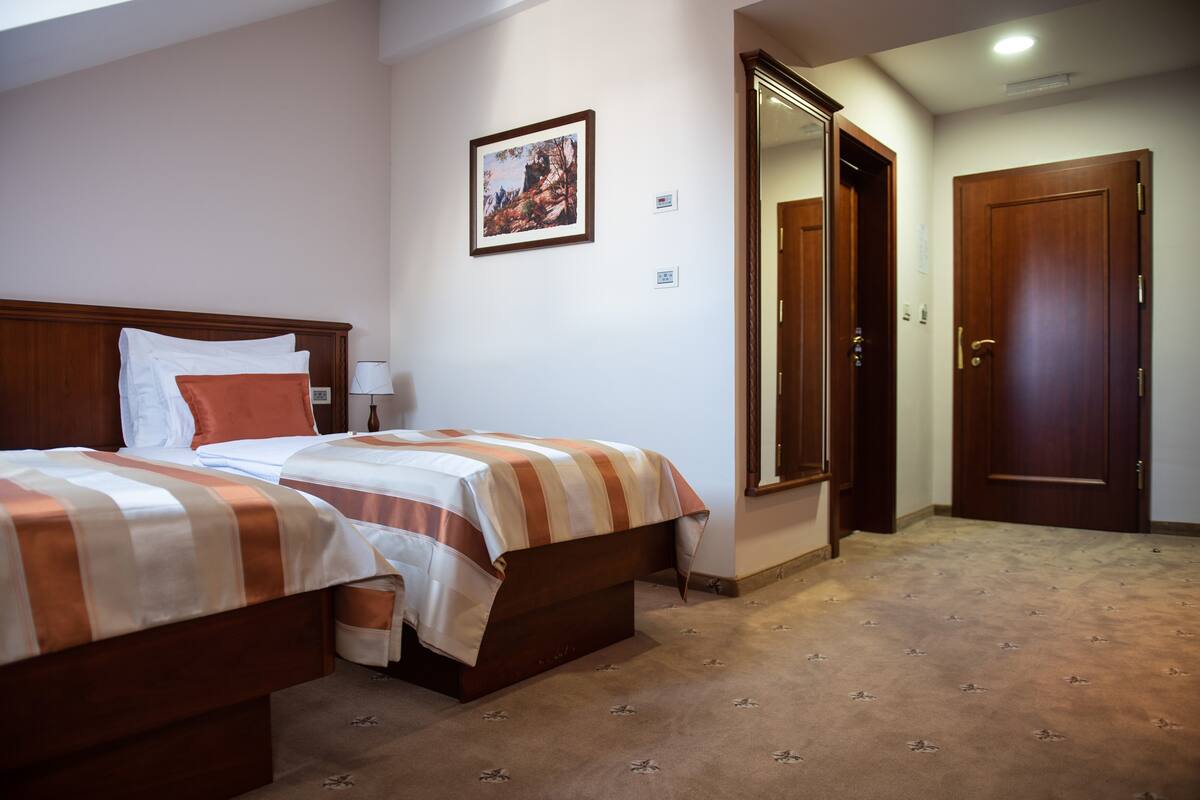 Classic Twin Room | Minibar, in-room safe, desk, cribs (free)