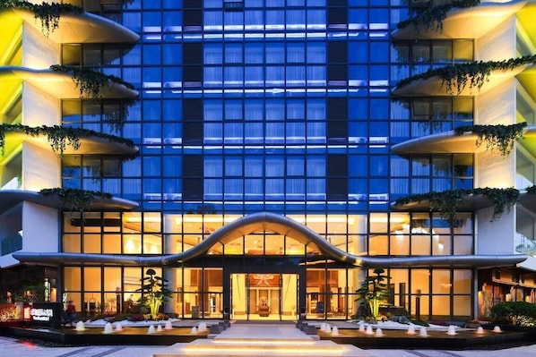 Blick von der Unterkunft