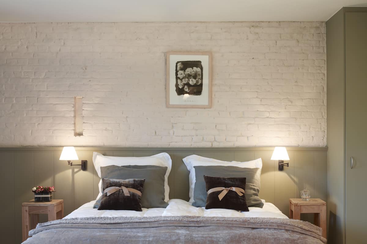 1 slaapkamer, luxe beddengoed, een kluis op de kamer, een bureau