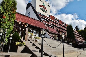 Voorkant van accommodatie