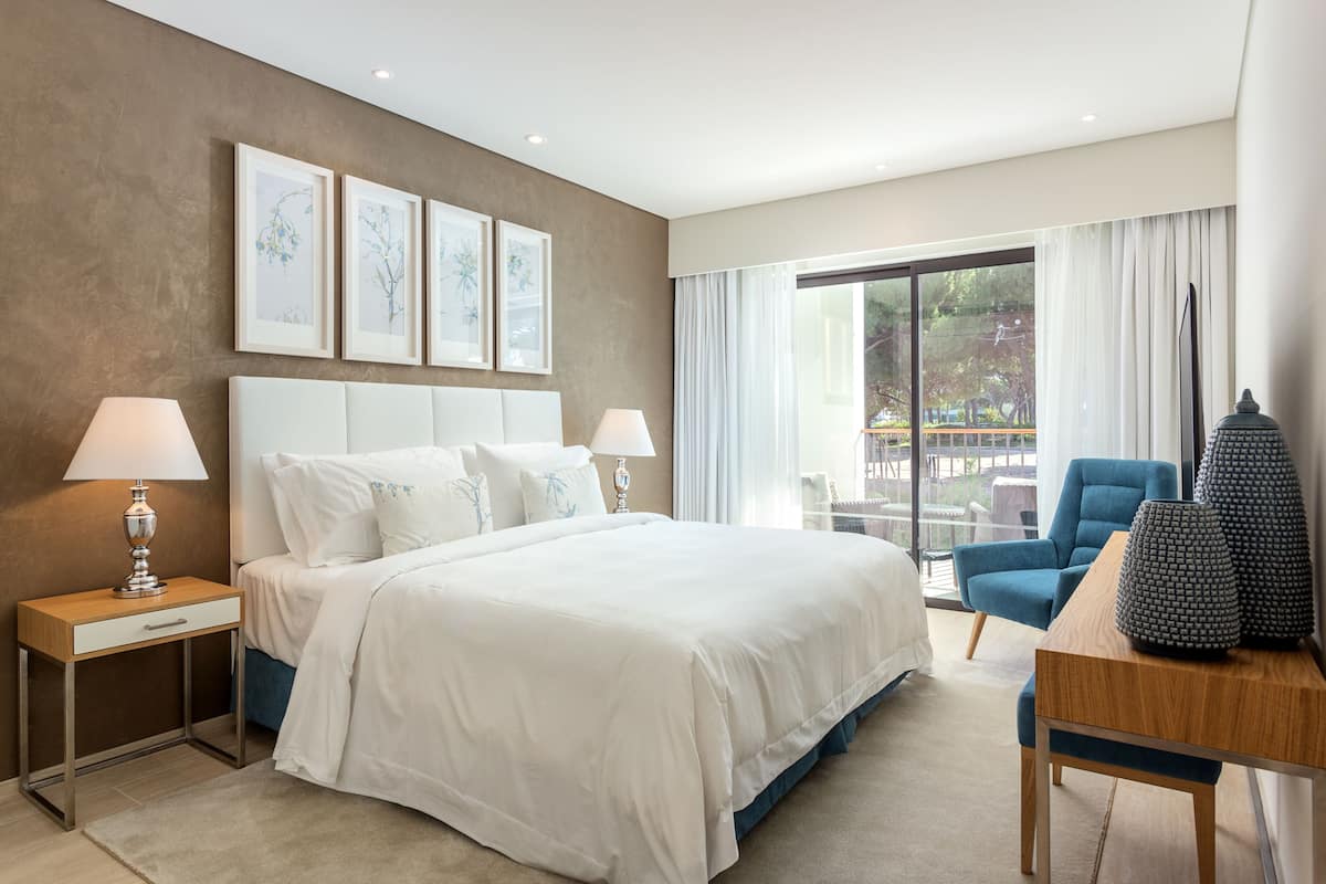 1 habitación y ropa de cama de alta calidad