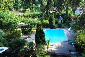 Seasonal outdoor pool - Chambres d'hôtes Les Pratges (Figeac)