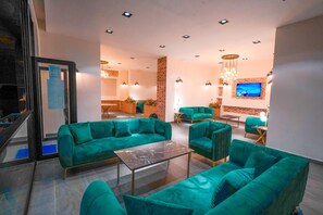 Sala de estar en el lobby