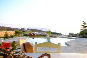 Villa, 4 Bedrooms, Sea View | Terrace/patio - Valea Villa (Naxos)