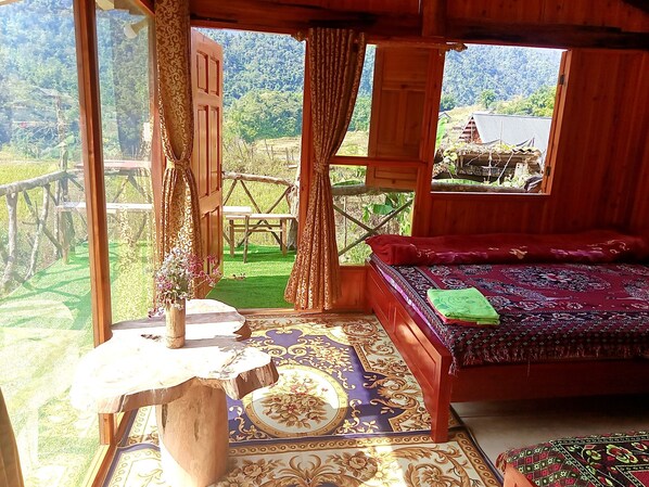 Bungalow panoramique | 1 chambre, minibar, bureau, système d’insonorisation