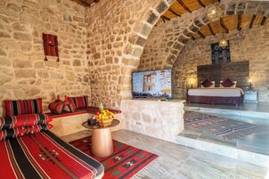 Free minibar, in-room safe, desk, blackout curtains