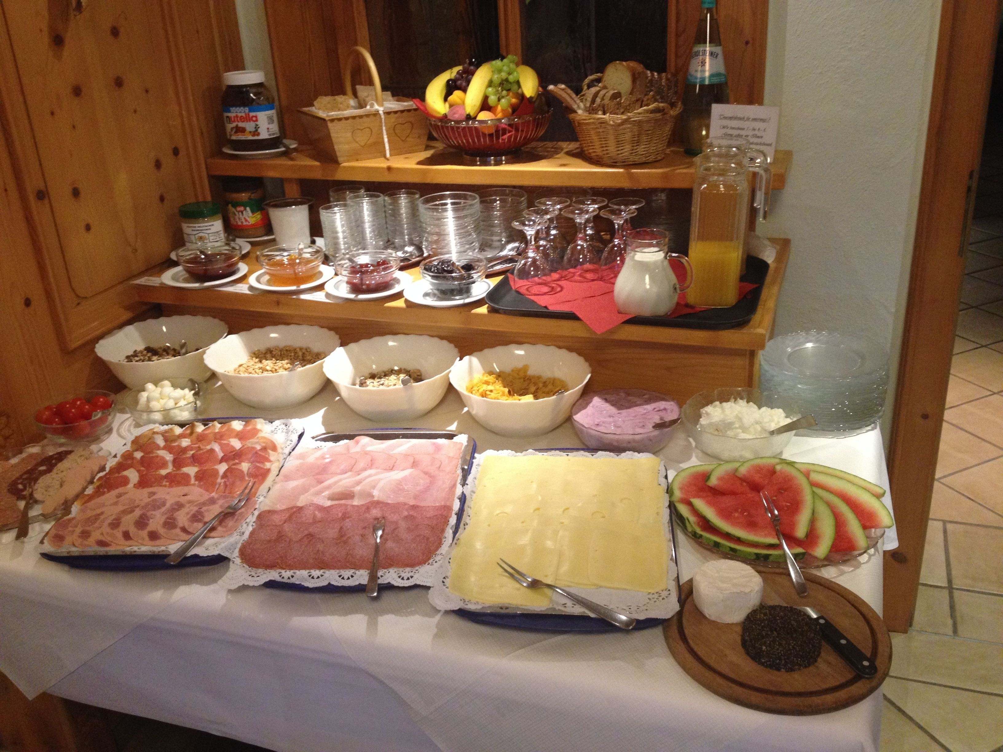 Daily buffet breakfast (EUR 18.9 per person)