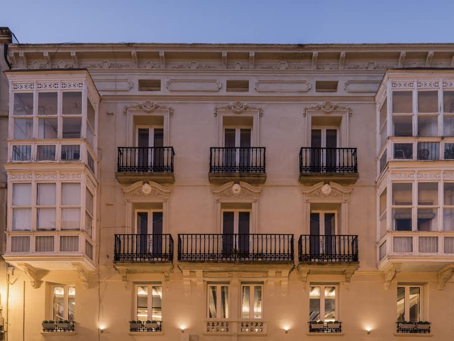 Voorkant van accommodatie