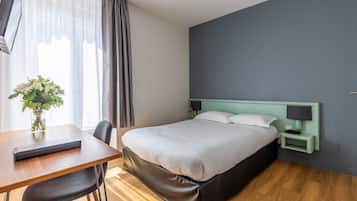 Dobbeltværelse | Skrivebord, lydisolering, strygejern/strygebræt, gratis Wi-Fi