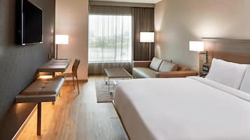 In-room safe, blackout curtains, iron/ironing board, cots/infant beds