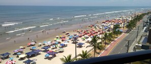 En la playa, pesca