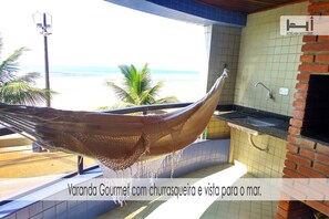 Balcony - Hi La Residence Flat (Mongaguá)