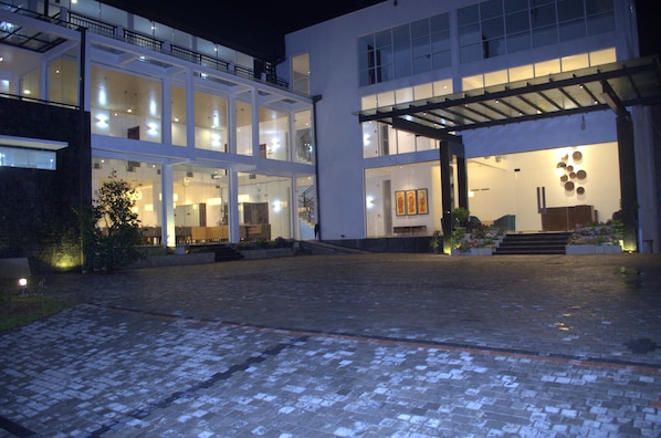 Front of property - evening/night