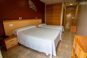 Desk, blackout drapes, free WiFi, bed sheets