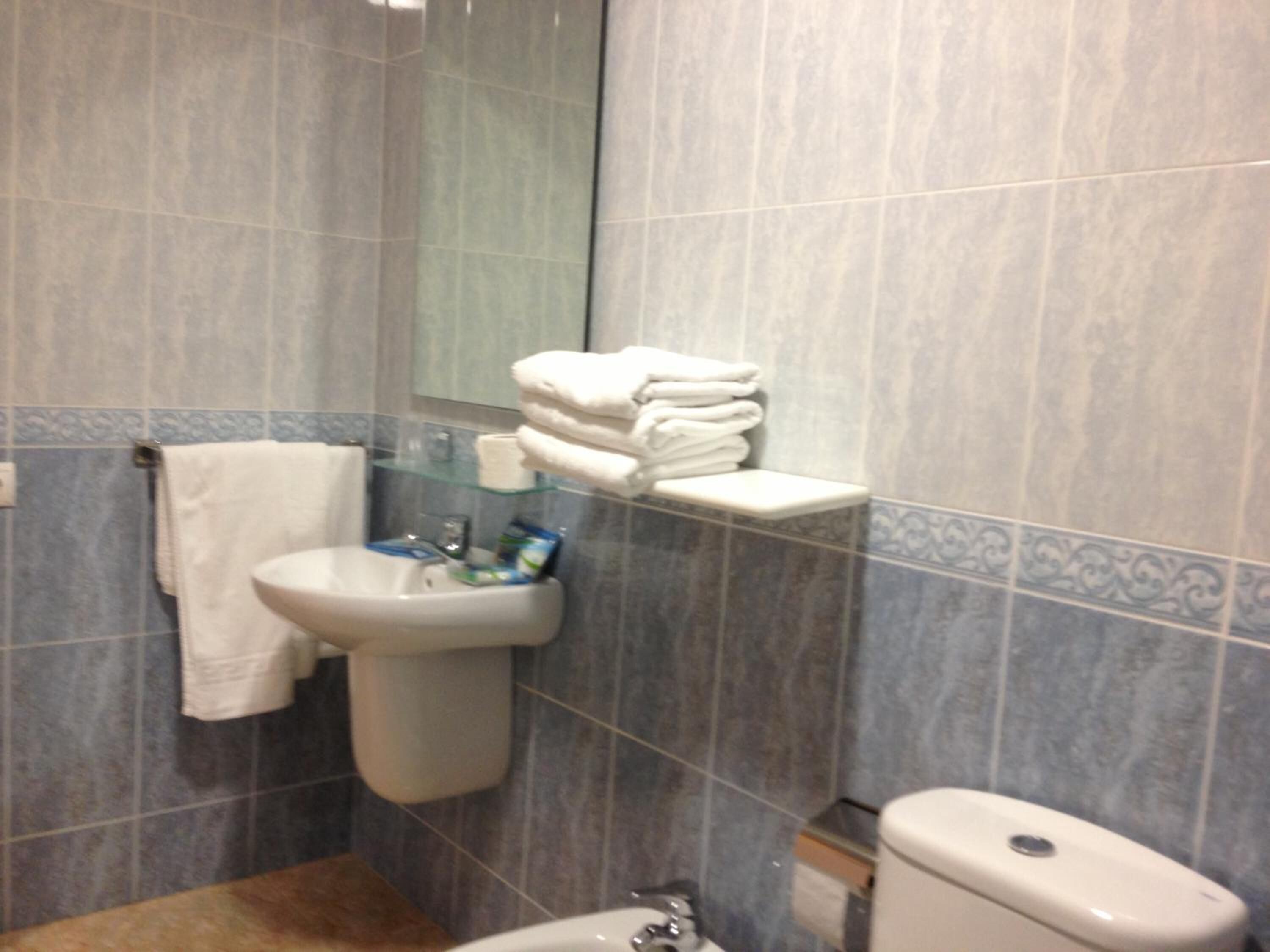 bathtub, free toiletries, hair dryer, bidet