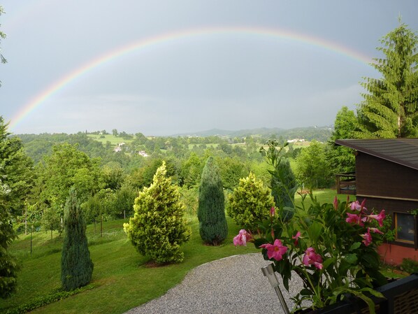 Vista des de l'allotjament