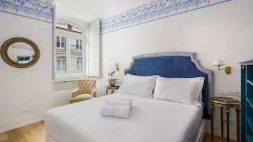 Deluxe Apartment, 1 Bedroom | Premium bedding, in-room safe, blackout drapes, soundproofing